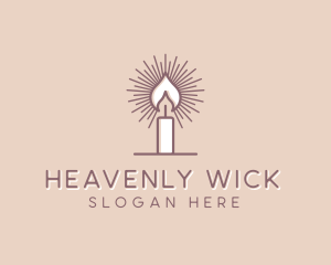 Wax Candlelight Decor  logo design