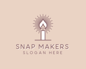 Wax Candlelight Decor  logo design