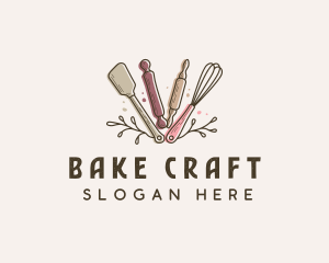 Baking Utensils Bakery logo design