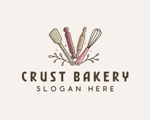 Baking Utensils Bakery logo design