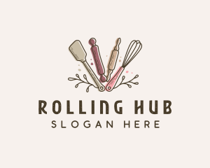 Baking Utensils Bakery logo design