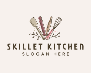 Baking Utensils Bakery logo design