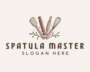 Baking Utensils Bakery logo design