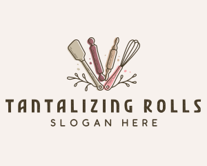 Baking Utensils Bakery logo design