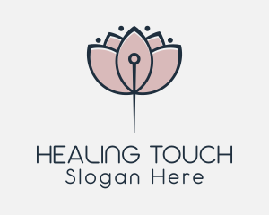 Lotus Spa Acupuncture  logo design