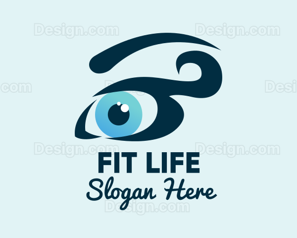 Pretty Blue Eyes Logo