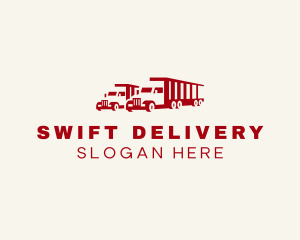 Truck Fleet Delivery logo design