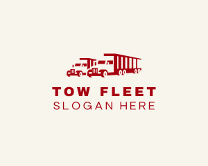 Truck Fleet Delivery logo design