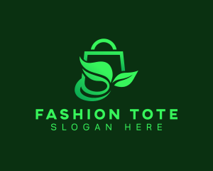 Organic Shopping Bag logo design