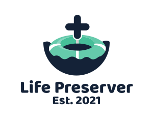 Lifeguard Buoy Rescue  logo design