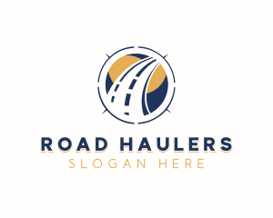 Highway Road Logistics logo design