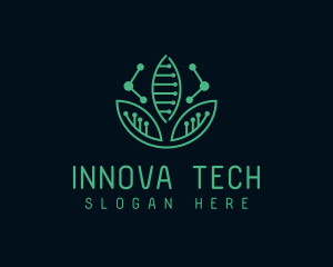 Tech Plant Circuit logo design