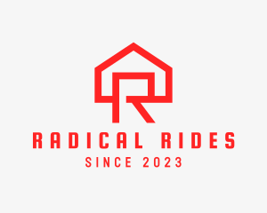 Red House Letter R logo design