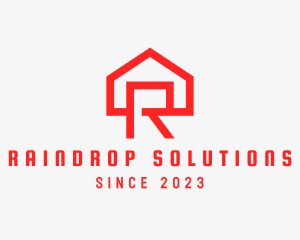 Red House Letter R logo design