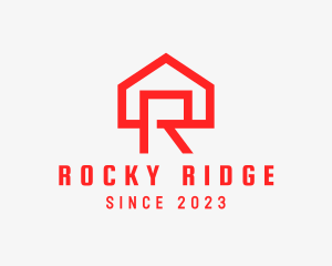 Red House Letter R logo design