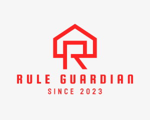 Red House Letter R logo design