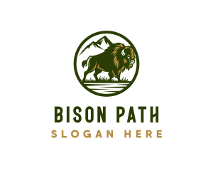 Wild Mountain Bison logo