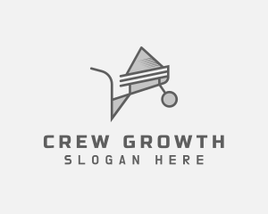 Gray Wheelbarrow Tool logo