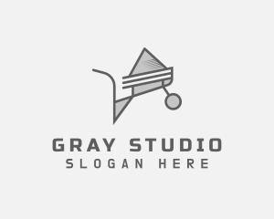 Gray Wheelbarrow Tool logo