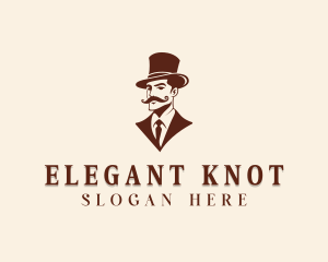 Hipster Fashion Gentleman logo design