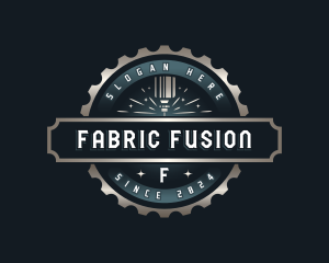 Laser Industrial Fabrication logo design