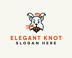 Dog Puppy Grooming logo design