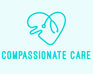 Heartbeat Care Center logo design