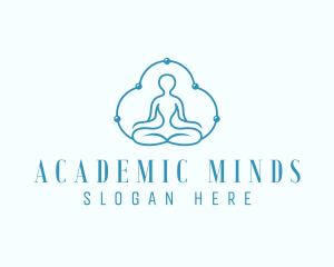 Mindfulness Yoga Meditation logo design