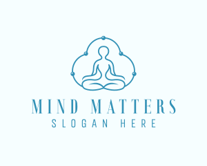 Mindfulness Yoga Meditation logo design