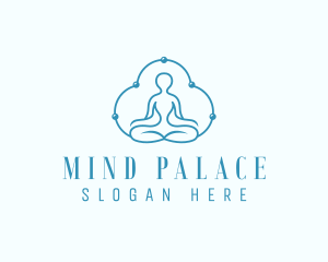 Mindfulness Yoga Meditation logo design