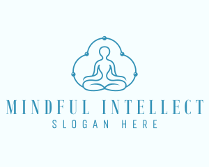 Mindfulness Yoga Meditation logo design