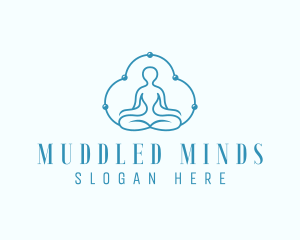 Mindfulness Yoga Meditation logo design