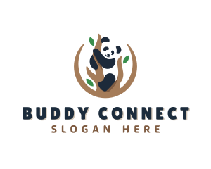 Cute Panda Branch logo design