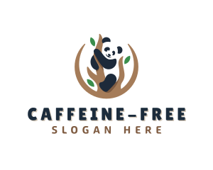 Cute Panda Branch logo design