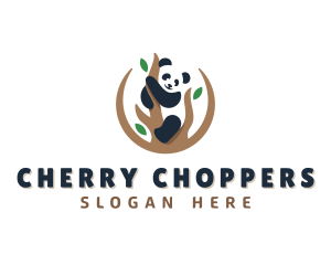 Cute Panda Branch logo design