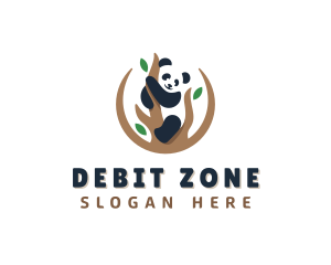 Cute Panda Branch logo design