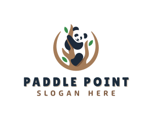 Cute Panda Branch logo design