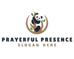 Cute Panda Branch logo design