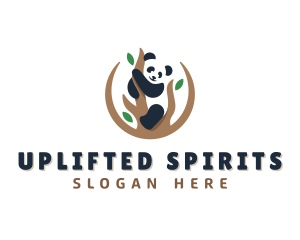 Cute Panda Branch logo design