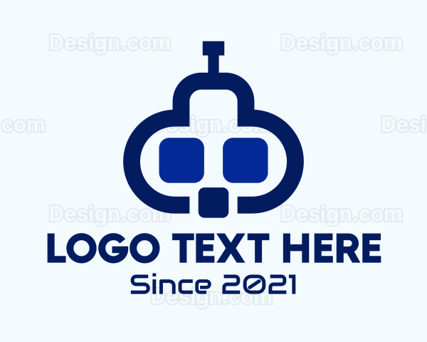 Blue Cloud Robot Logo