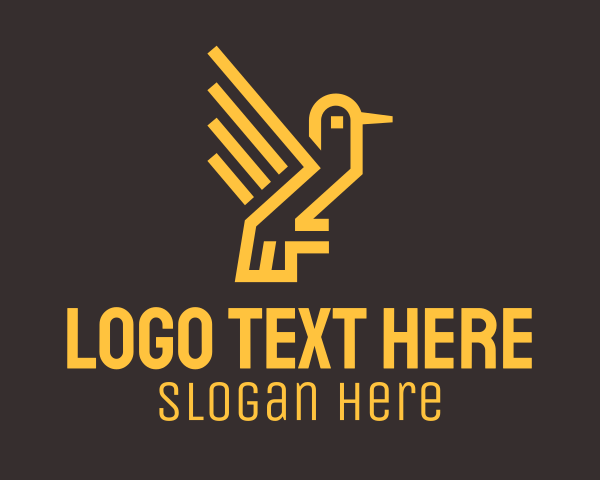 Yellow logo example 4