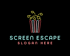 Popcorn Snack Cinema logo
