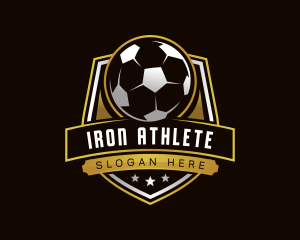 Soccer Football Athlete logo design