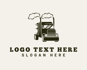 Logistics Truck Vehicle logo