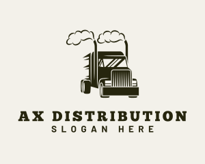 Logistics Truck Vehicle logo design