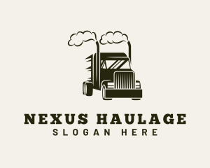 Logistics Truck Vehicle logo design