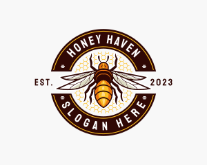 Bee Wings Honeycomb logo