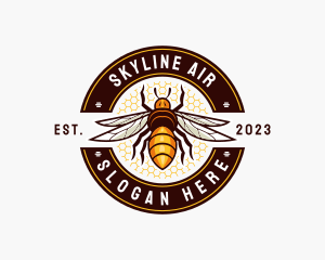 Bee Wings Honeycomb logo
