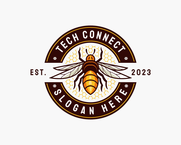Honeycomb logo example 1