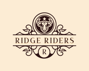 Bull Rodeo Cattle logo design